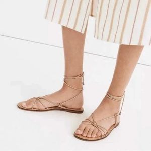 Madewell Lace Up Sandal Size 7
